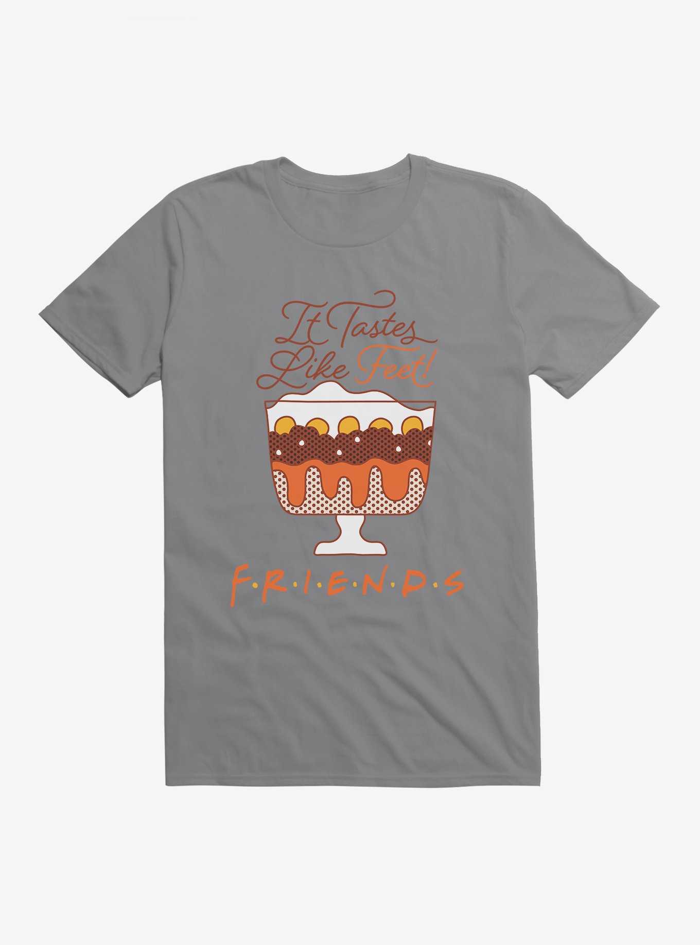 Friends Trifle Tastes Like Feet T-Shirt, STORM GREY, hi-res