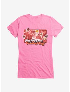 Friends Ruined Cranberry Day Girls T-Shirt, CHARITY PINK, hi-res