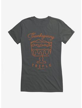 Friends Thanksgiving Trifle Girls T-Shirt, CHARCOAL, hi-res