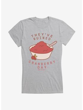 Friends They've Ruined Cranberry Day Girls T-Shirt, HEATHER, hi-res