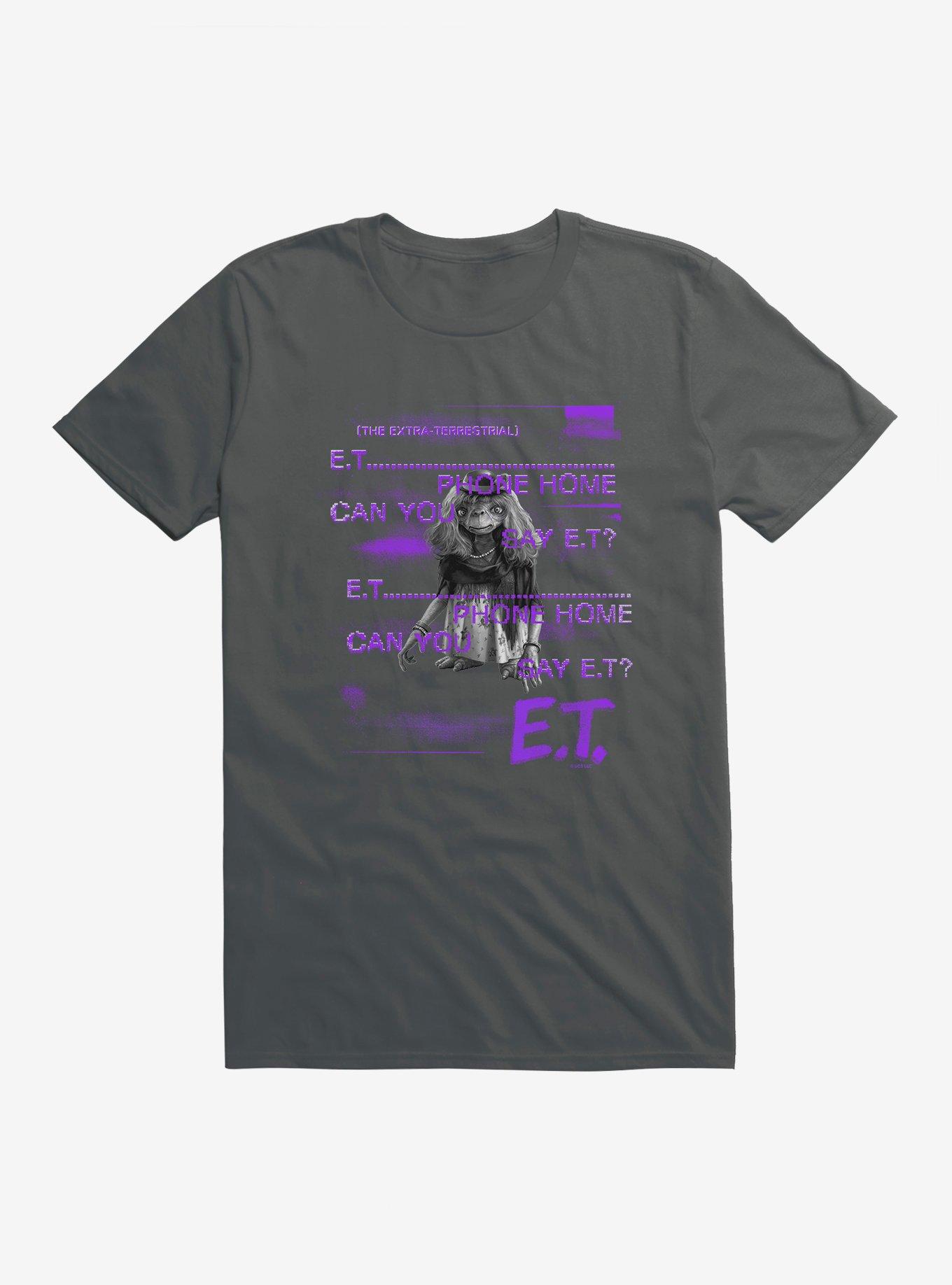 E.T. Phone Home T-Shirt, CHARCOAL, hi-res