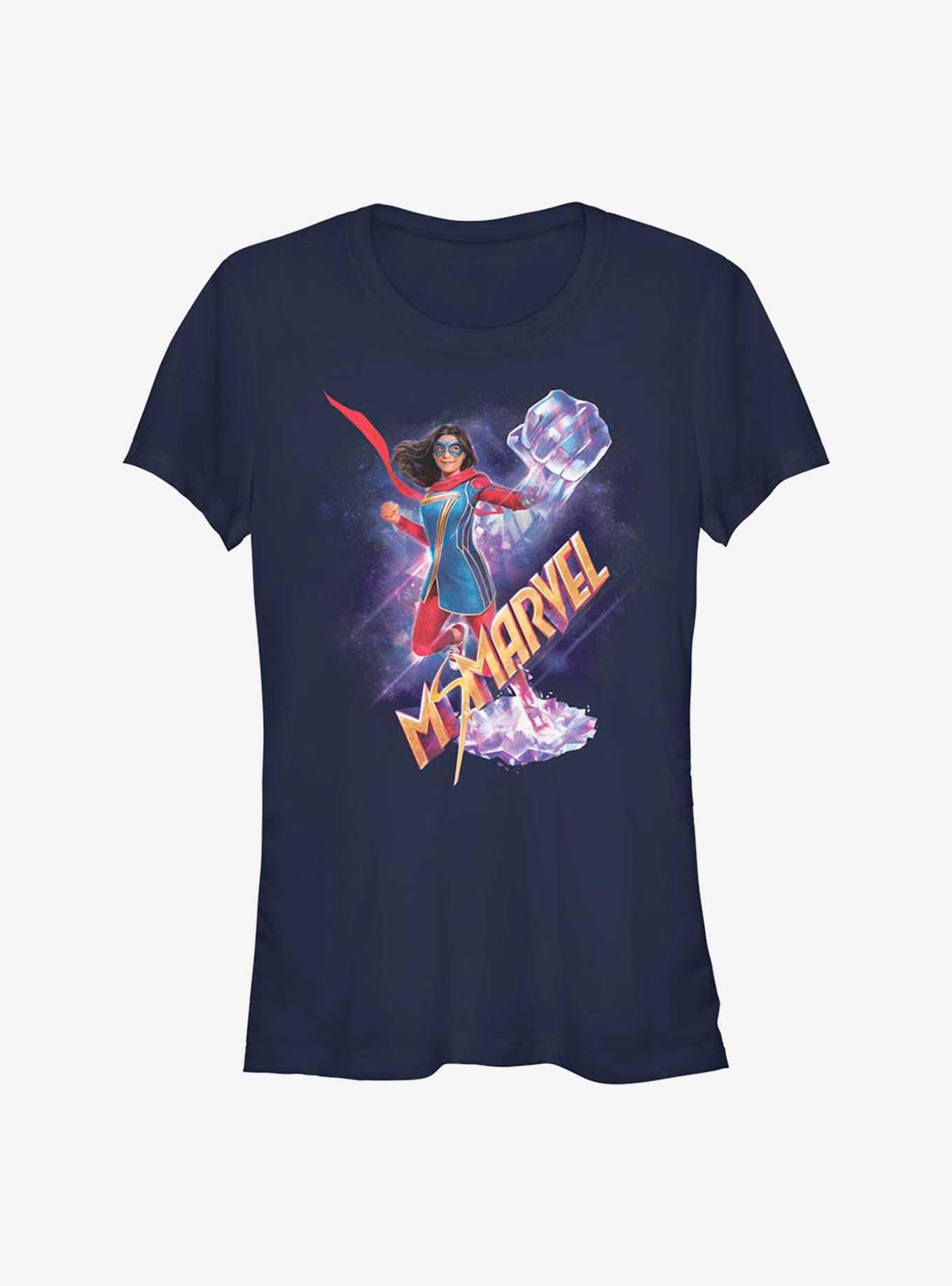 Marvel Ms. Marvel Crystal Hero Shot Girls T-Shirt