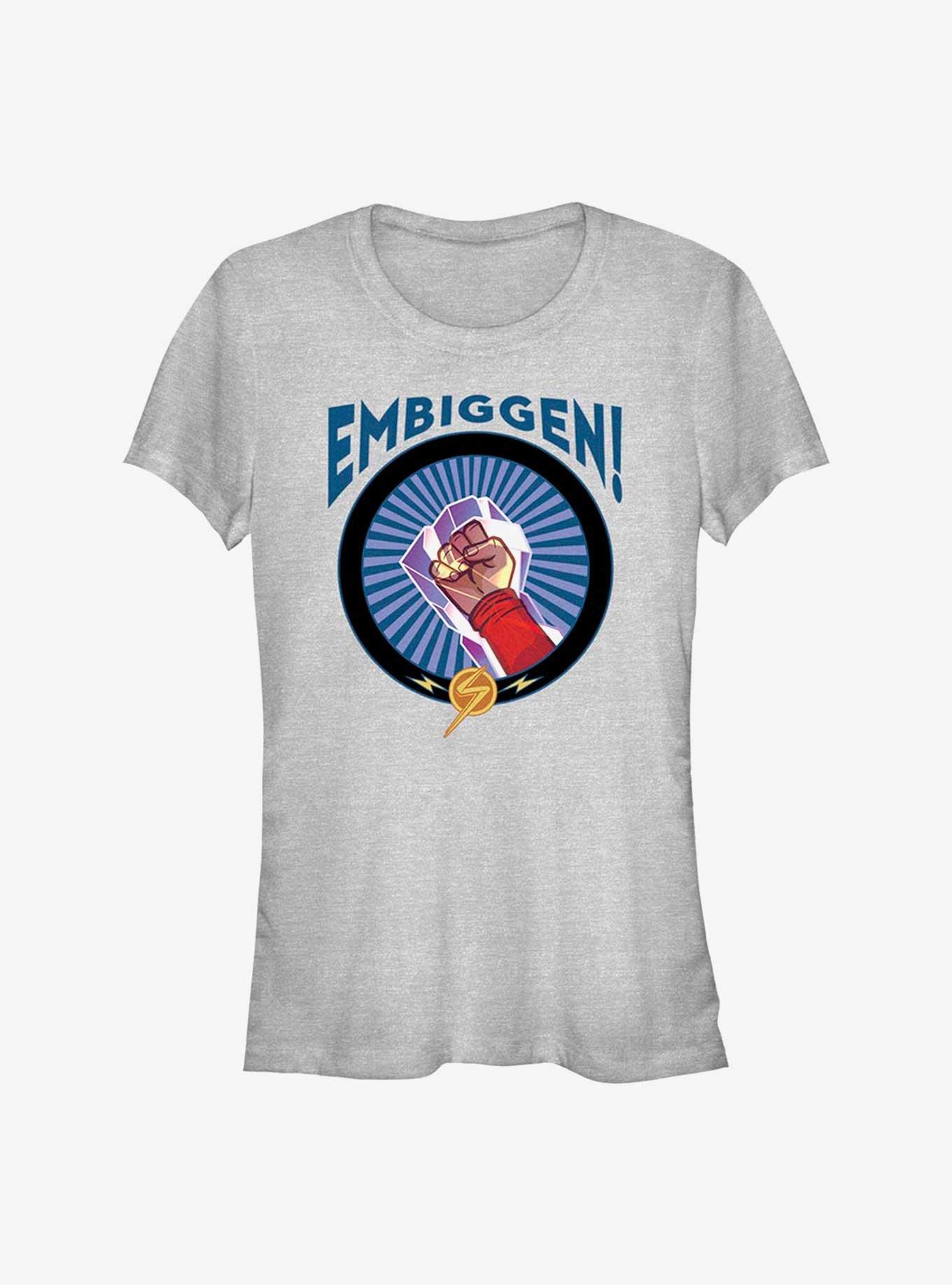 Marvel Ms. Marvel Embiggen Girls T-Shirt, ATH HTR, hi-res