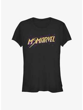 Marvel Ms. Marvel Gold Logo Girls T-Shirt, , hi-res