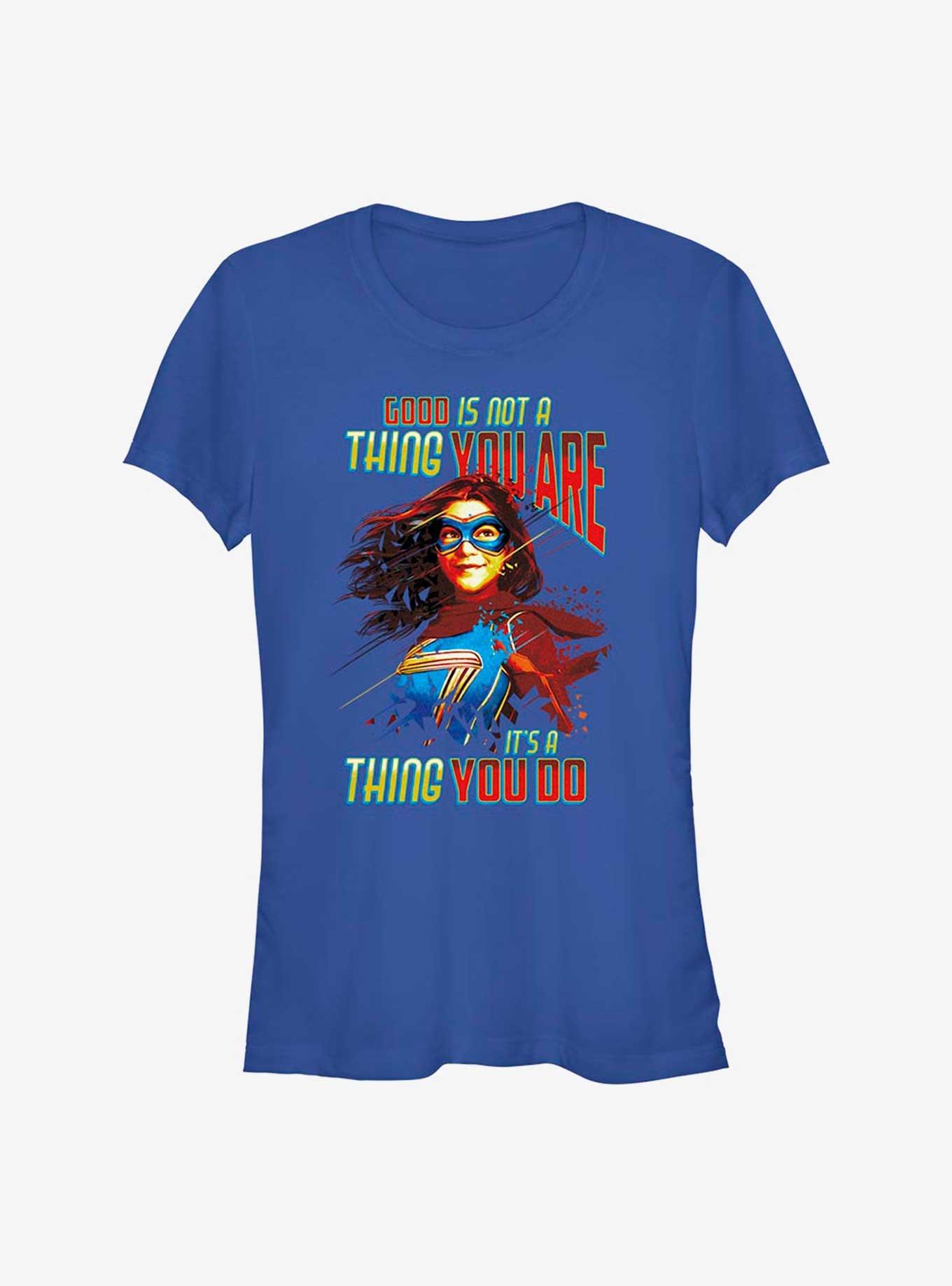 Marvel Ms. Marvel Good You Do Girls T-Shirt, ROYAL, hi-res