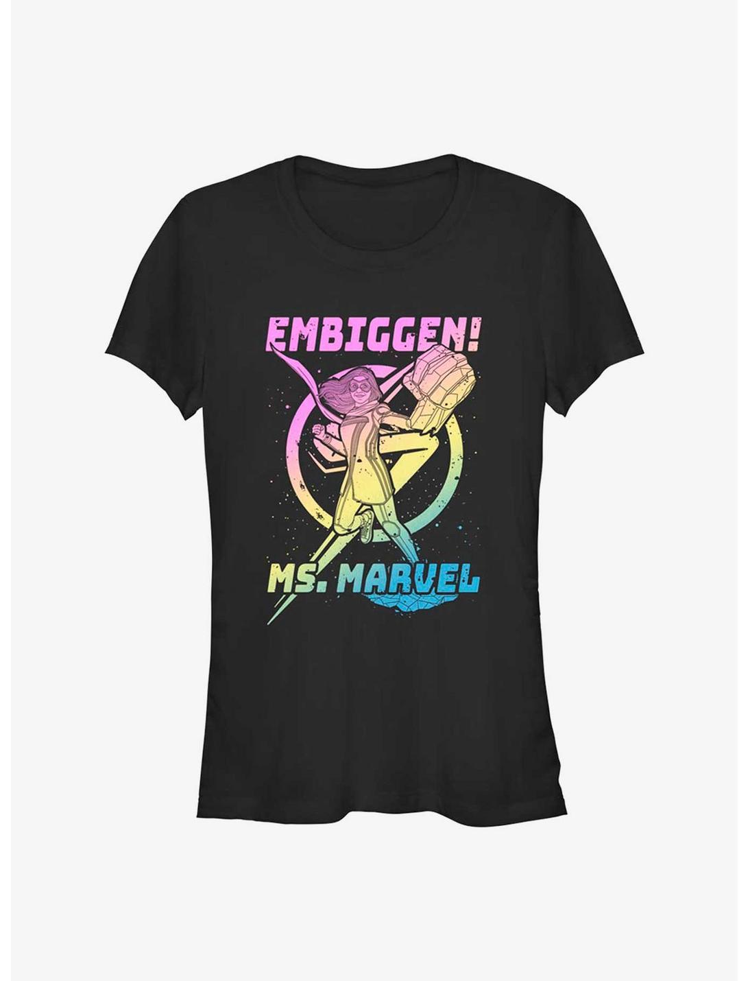 Marvel Ms. Marvel Gradient Marvel Girls T-Shirt, BLACK, hi-res