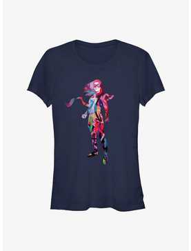 Marvel Ms. Marvel Graffiti Silhouette Girls T-Shirt, , hi-res