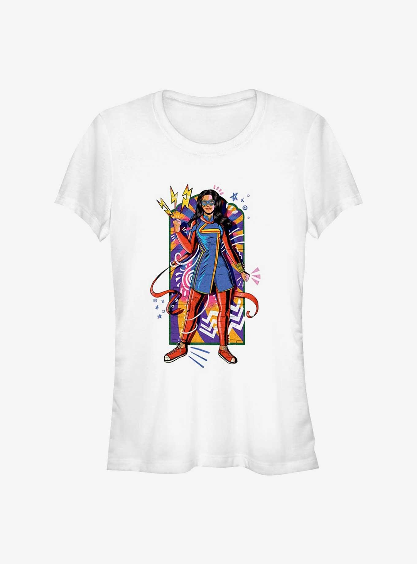 Marvel Ms. Marvel Kamala Girls T-Shirt, WHITE, hi-res
