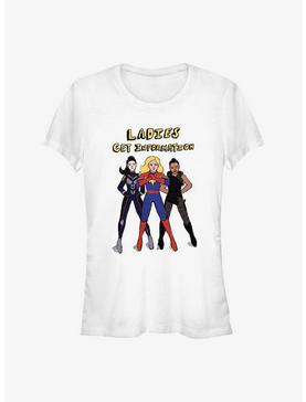 Marvel Ms. Marvel Ladies Get Info Girls T-Shirt, WHITE, hi-res