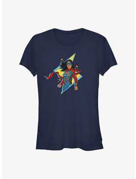 Marvel Ms. Marvel Lightning Doodle Girls T-Shirt, , hi-res