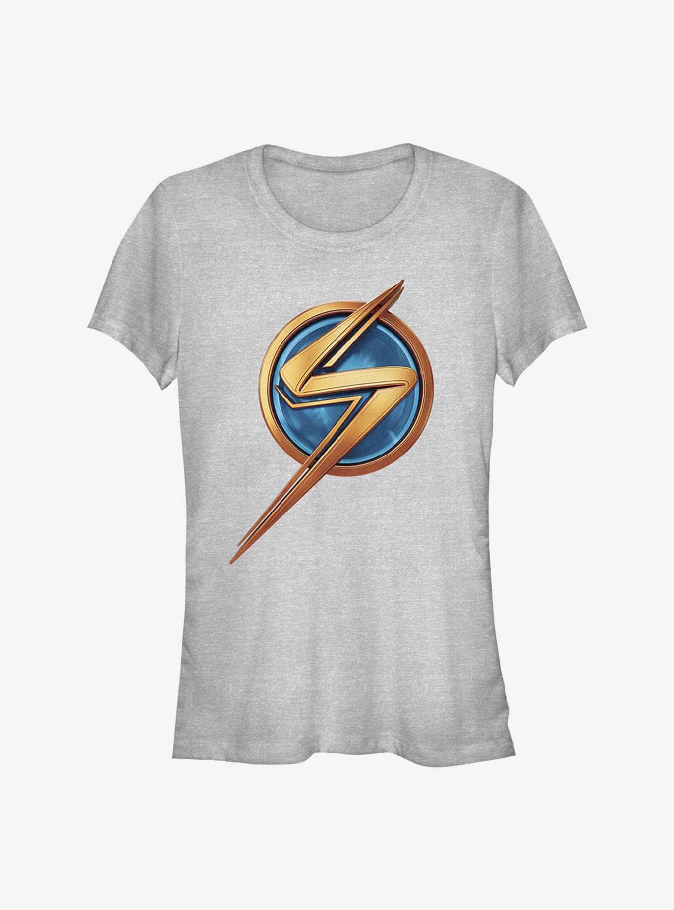 Marvel Ms. Marvel Logo Icon Girls T-Shirt, , hi-res