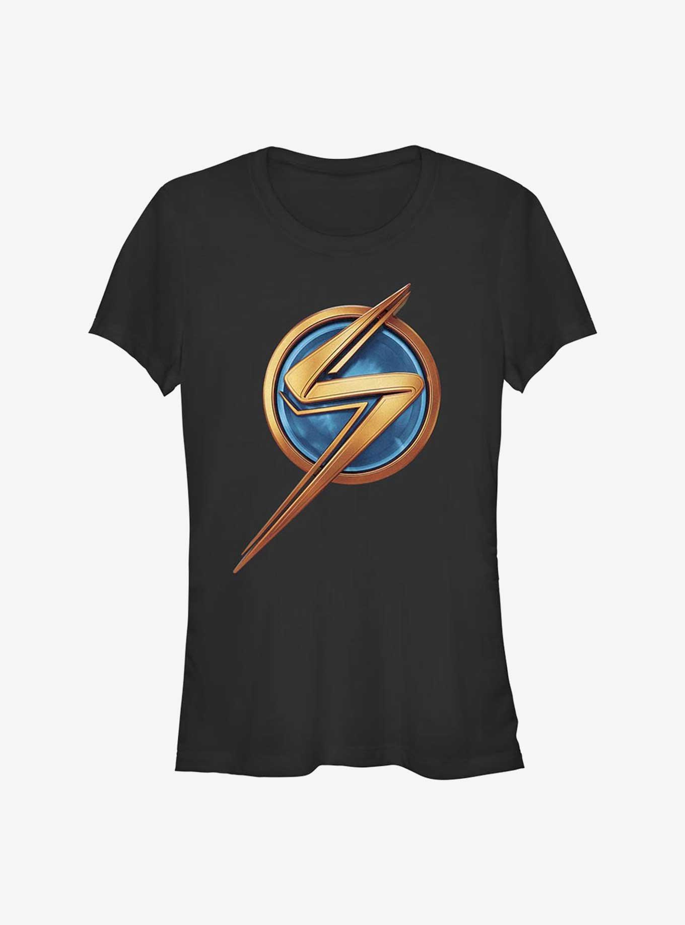 Marvel Ms. Marvel Logo Icon Girls T-Shirt, , hi-res