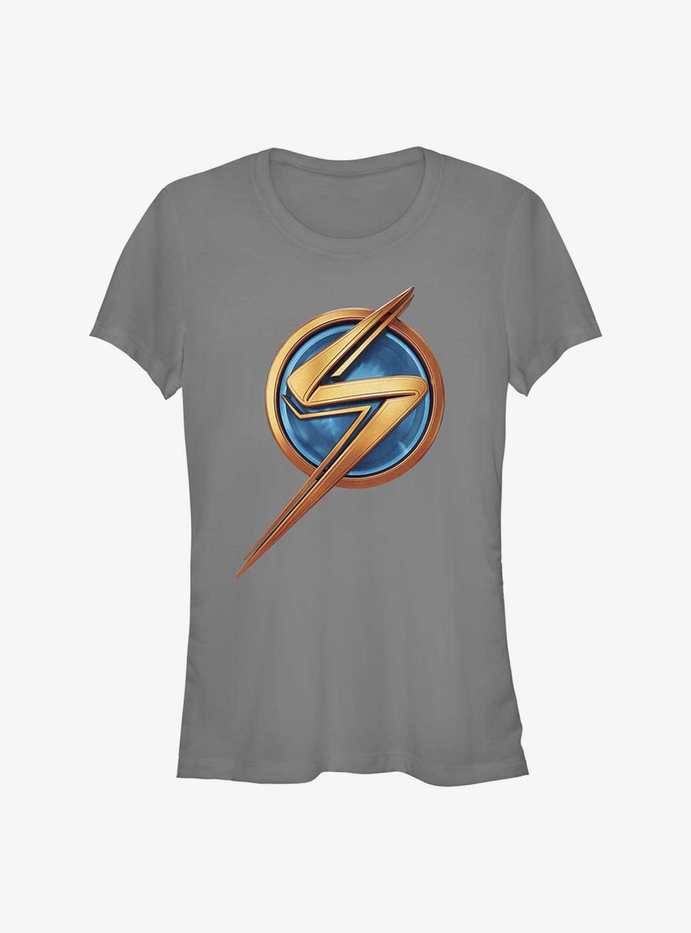 Marvel Ms. Marvel Logo Icon Girls T-Shirt, , hi-res