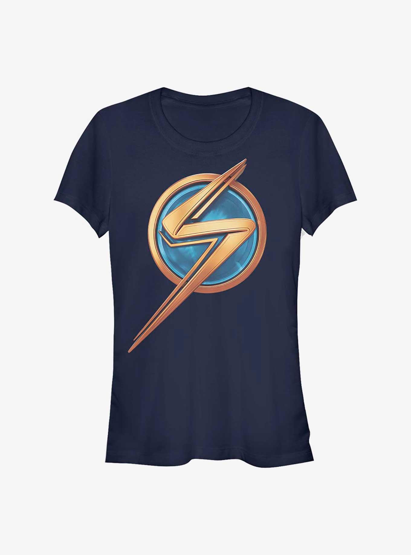 Marvel Ms. Marvel Logo Icon Girls T-Shirt, , hi-res