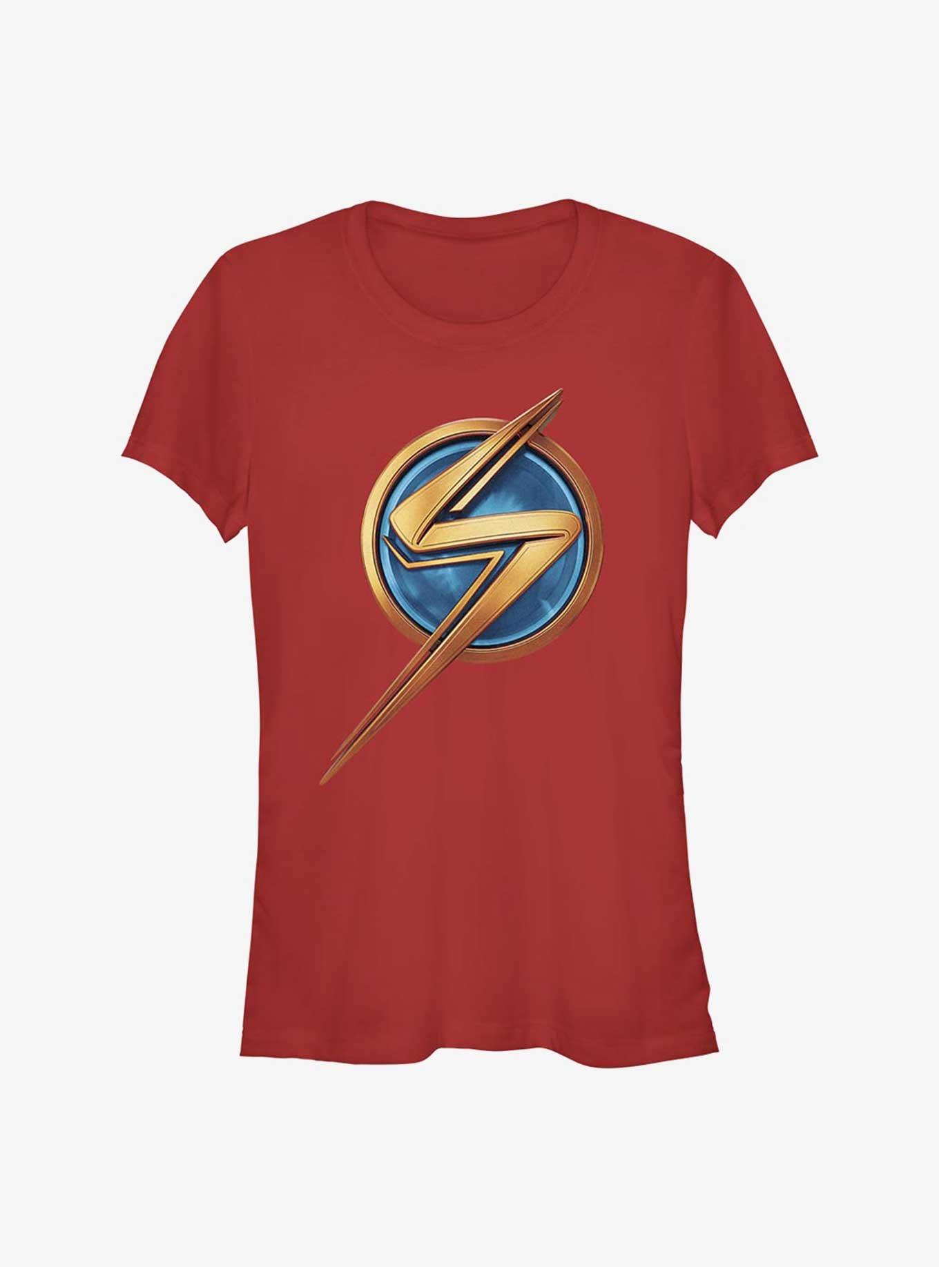 Marvel Ms. Marvel Logo Icon Girls T-Shirt, , hi-res