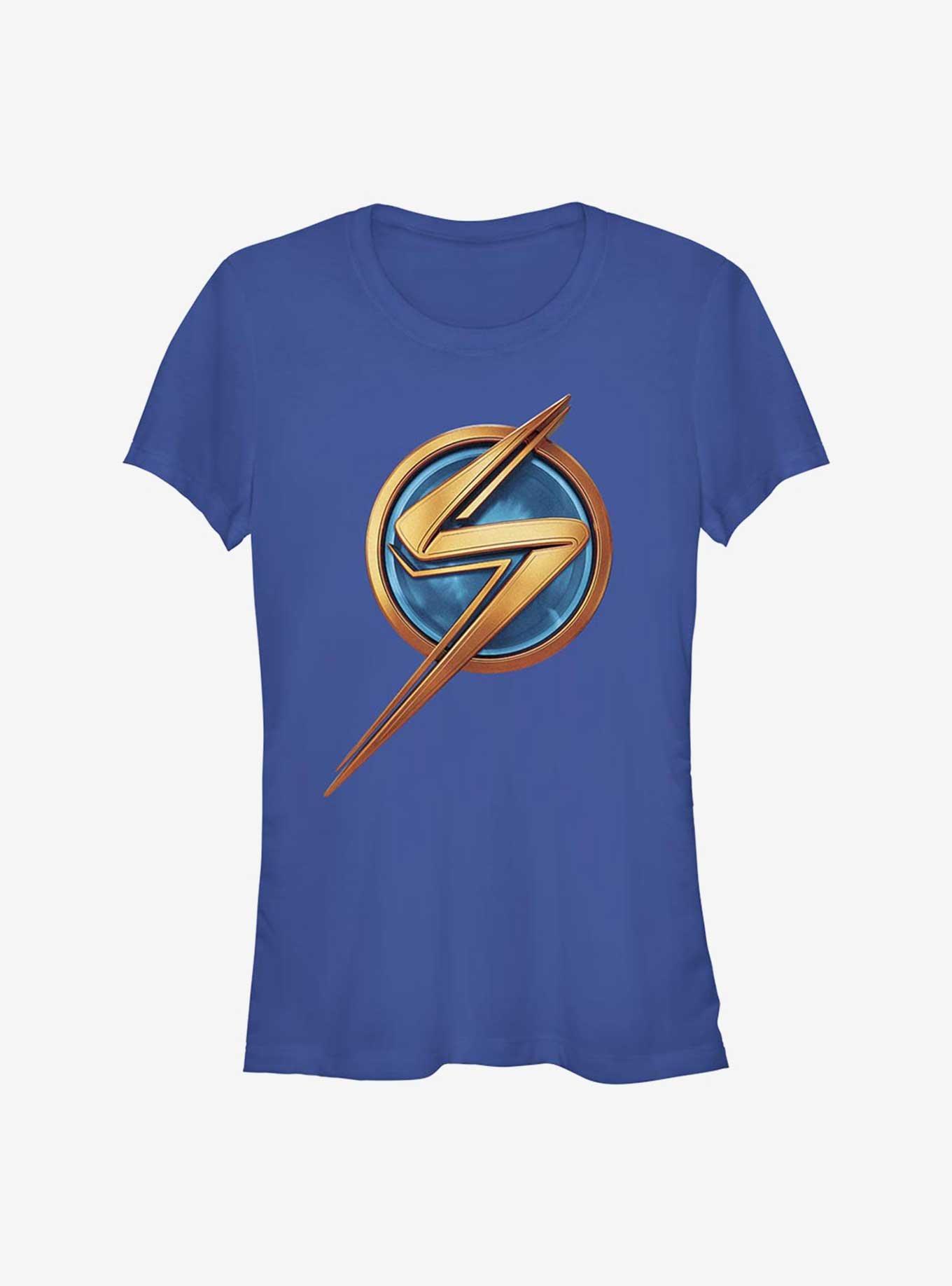 Marvel Ms. Marvel Logo Icon Girls T-Shirt, ROYAL, hi-res