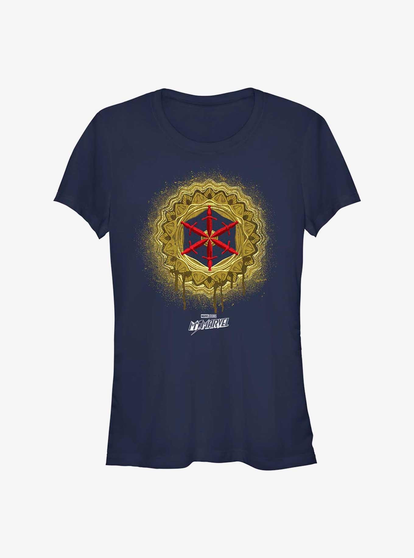 Marvel Ms. Marvel Six Red Dagger Girls T-Shirt, NAVY, hi-res