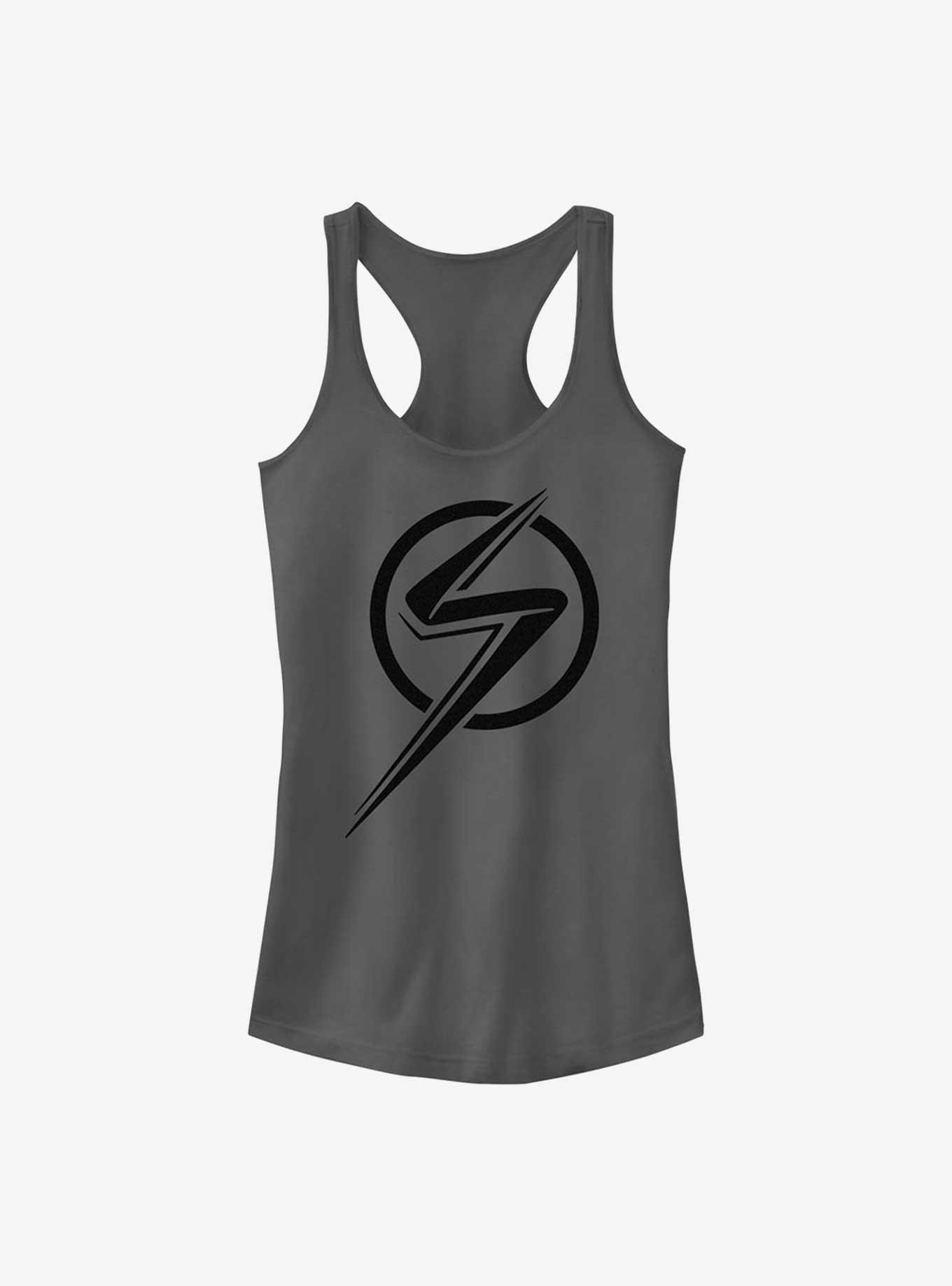 Marvel Ms. Marvel Icon Girls Tank, CHARCOAL, hi-res