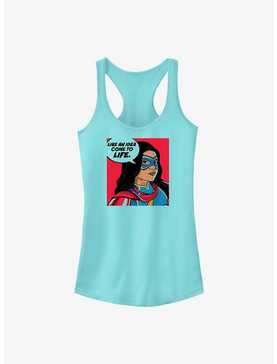 Marvel Ms. Marvel Idea Come To Life Girls Tank, , hi-res