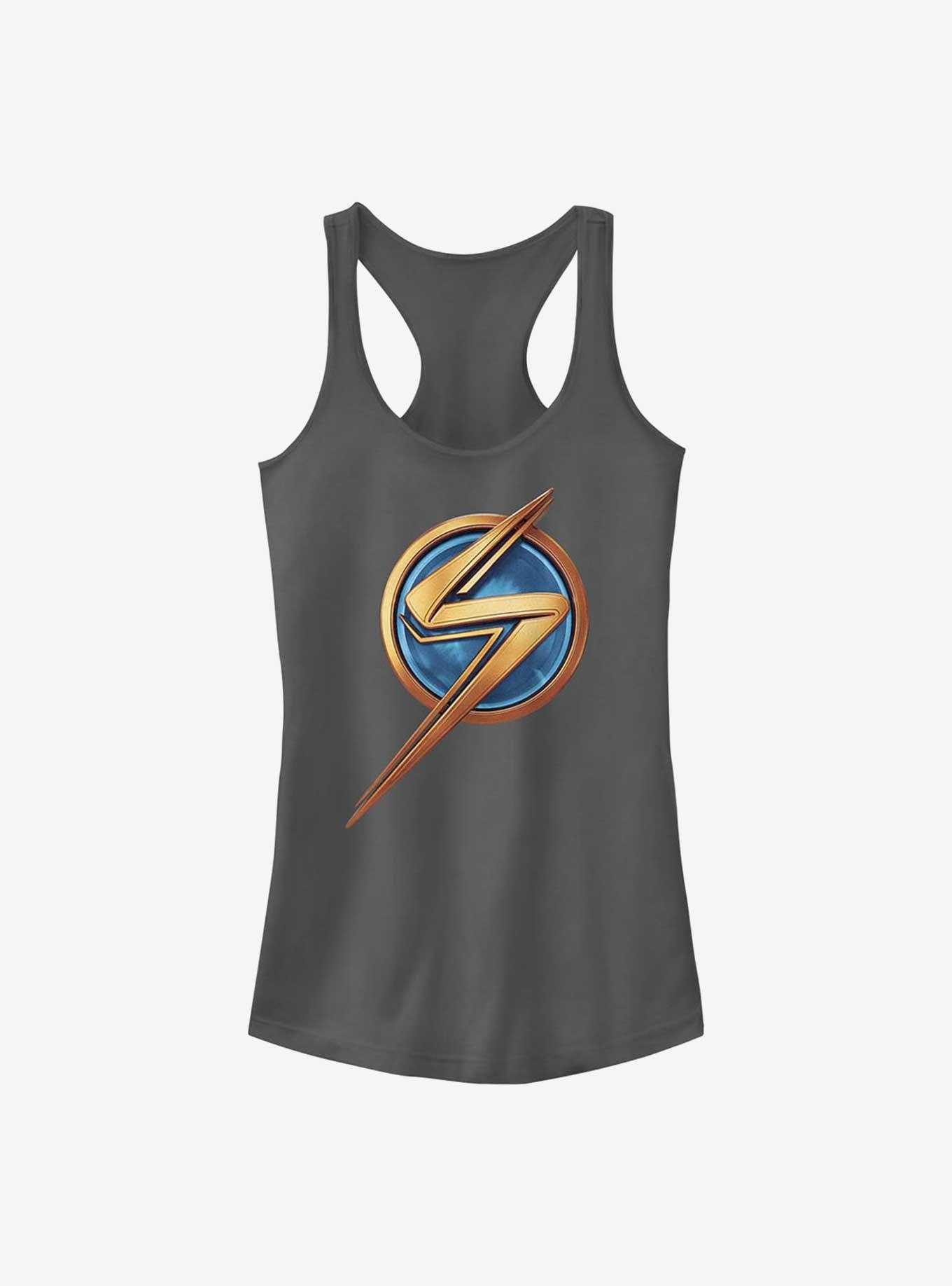 Marvel Ms. Marvel Logo Icon Girls Tank, , hi-res