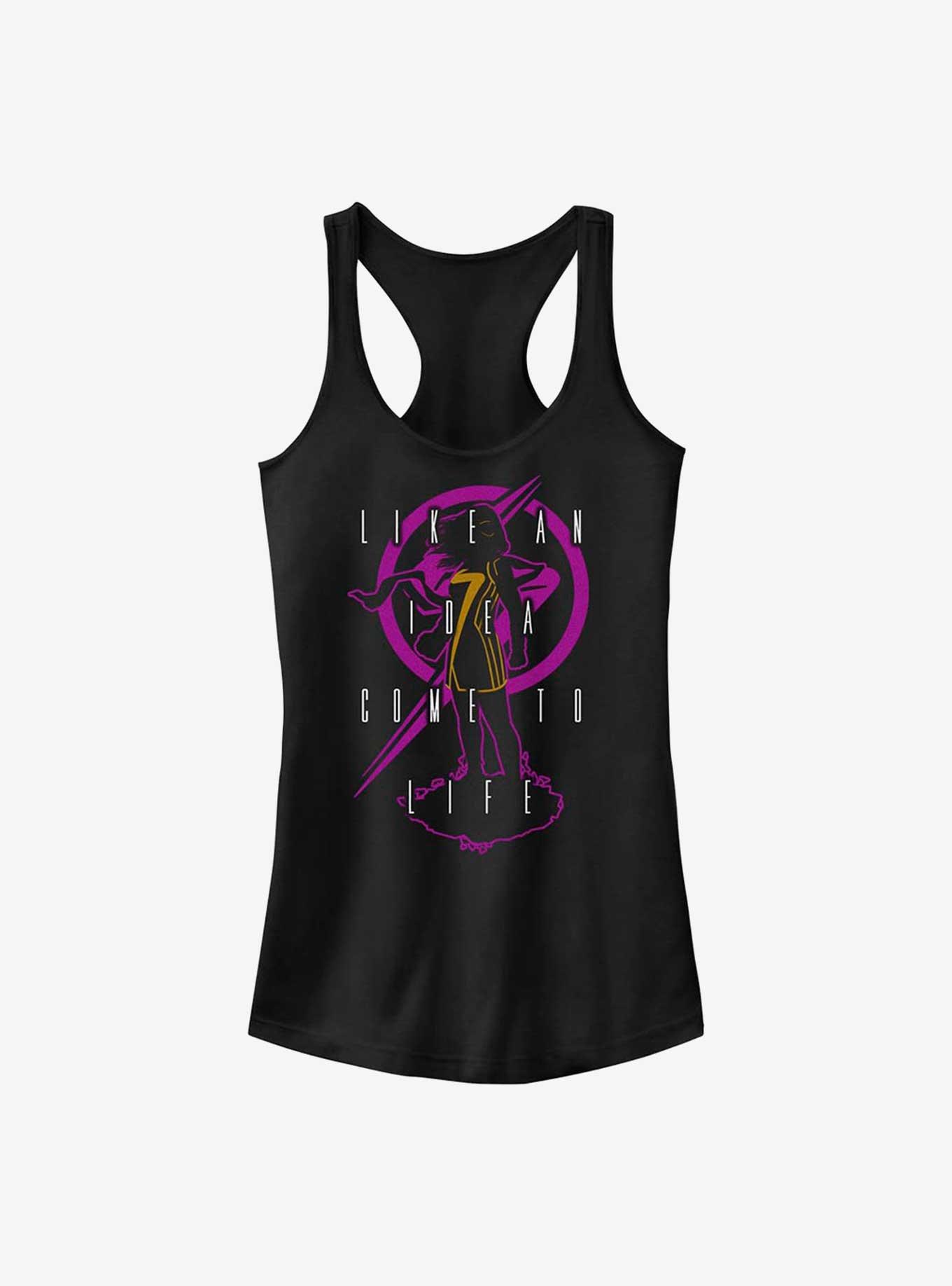 Marvel Ms. Marvel Silhouette Girls Tank, , hi-res