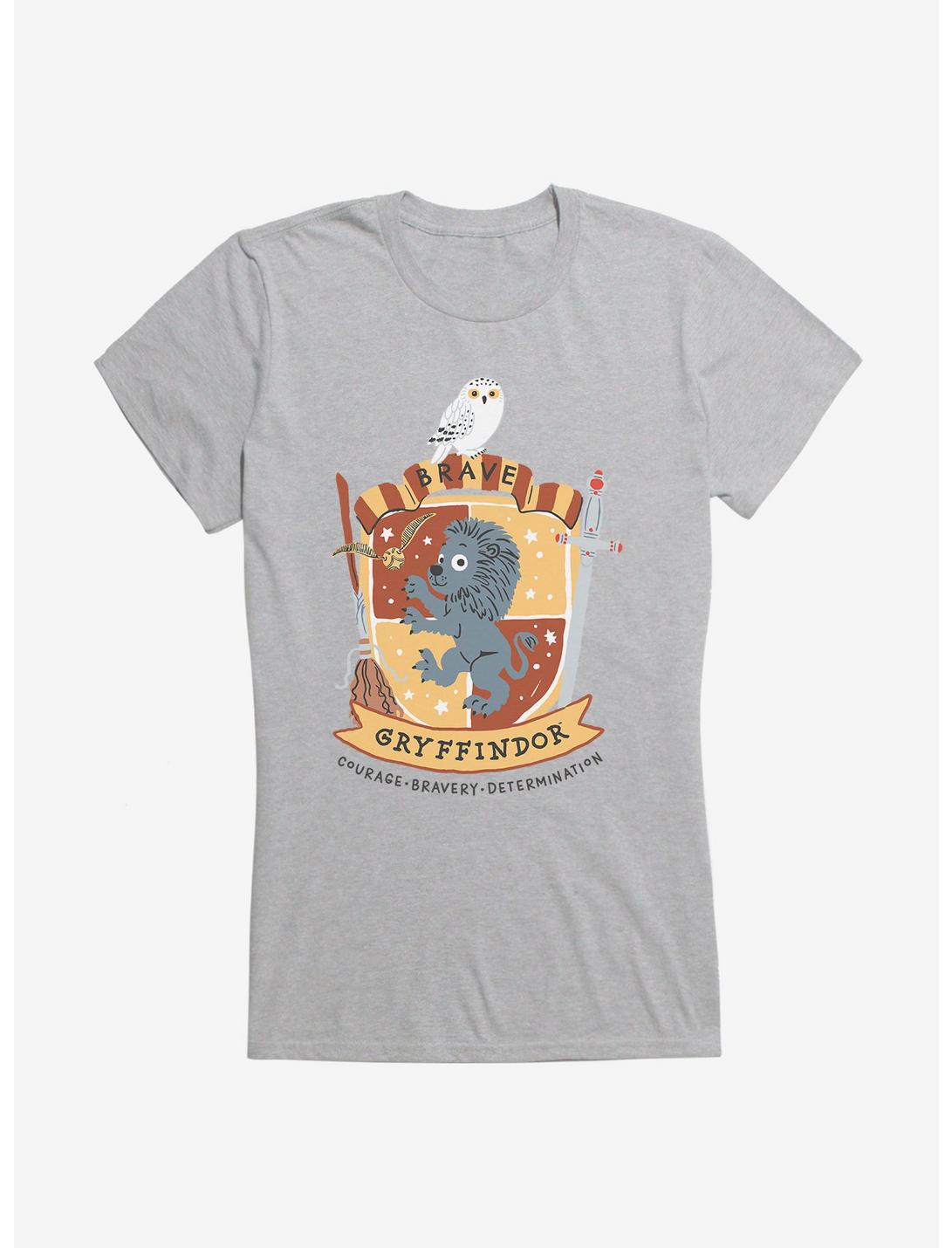 Harry Potter Gryffindor Brave Girls T-Shirt, HEATHER, hi-res
