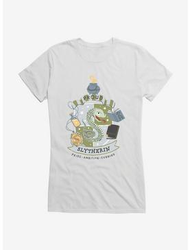Harry Potter Slytherin Proud Girls T-Shirt, WHITE, hi-res