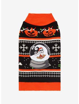 Disney The Nightmare Before Christmas Jack & Zero Pet Holiday Sweater - BoxLunch Exclusive, , hi-res