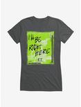 E.T. Right Here Girls T-Shirt, CHARCOAL, hi-res