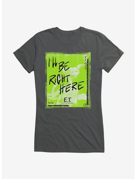 E.T. Right Here Girls T-Shirt, CHARCOAL, hi-res