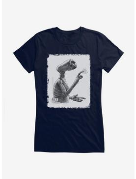 E.T. Sketch Girls T-Shirt, NAVY, hi-res