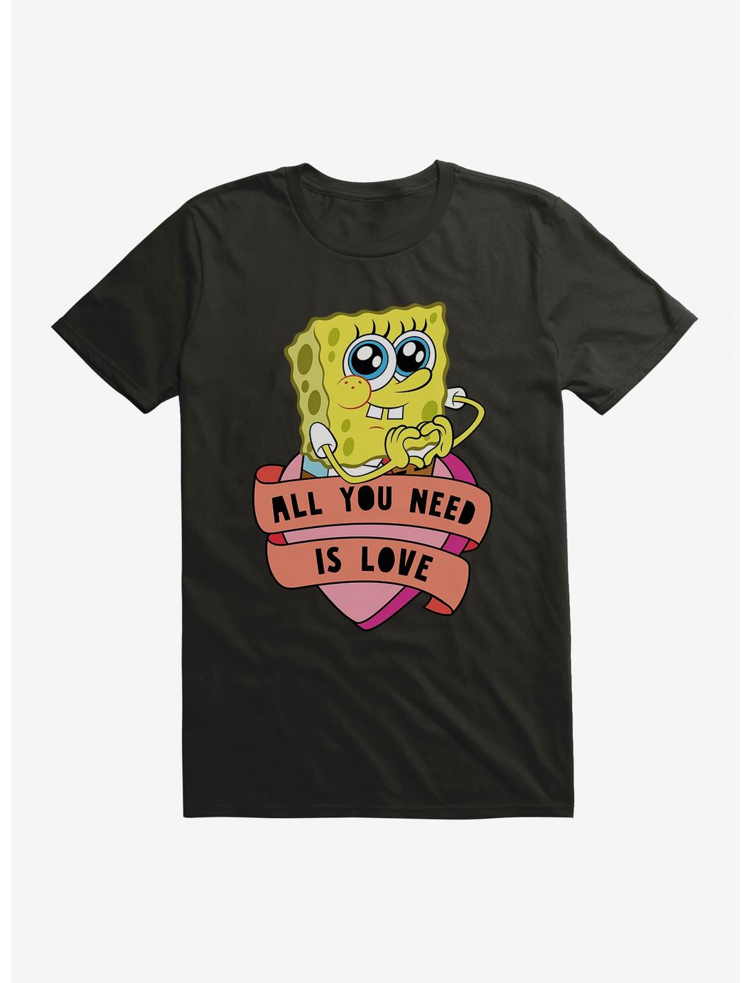 SpongeBob SquarePants All You Need Is Love Heart T-Shirt, , hi-res