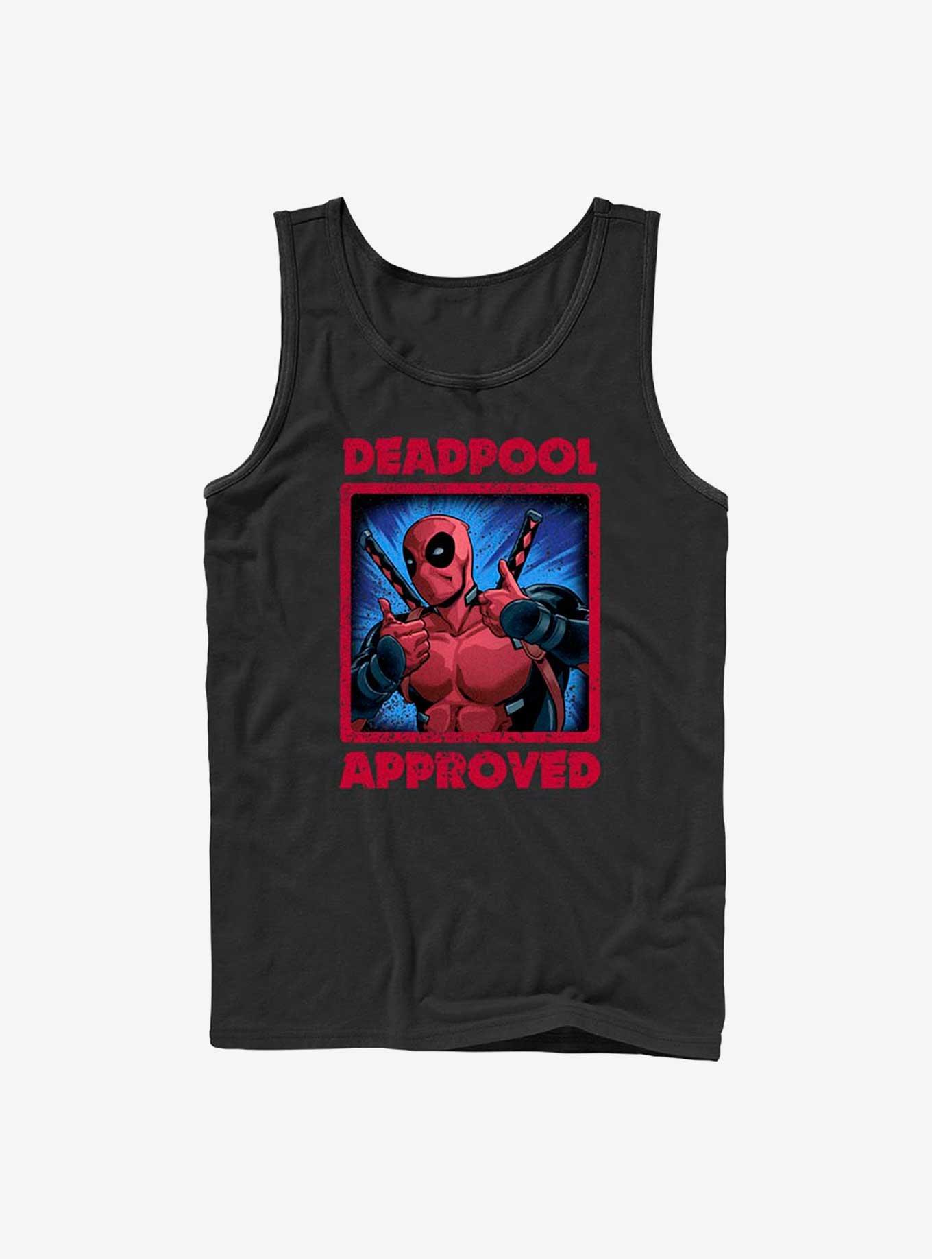 Marvel Deadpool Approved Tank, BLACK, hi-res
