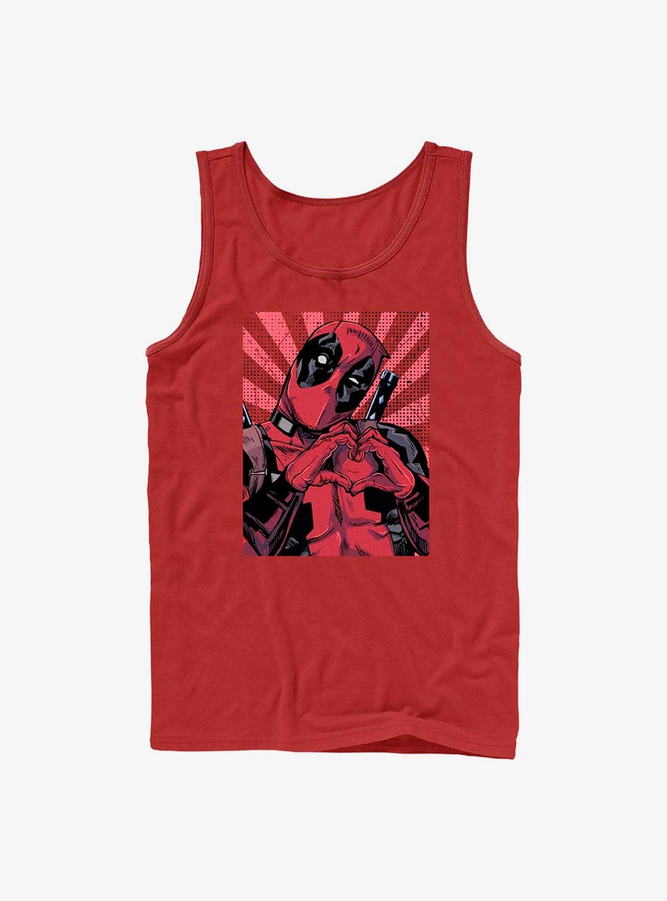 Marvel Deadpool Hand Heart Tank, , hi-res