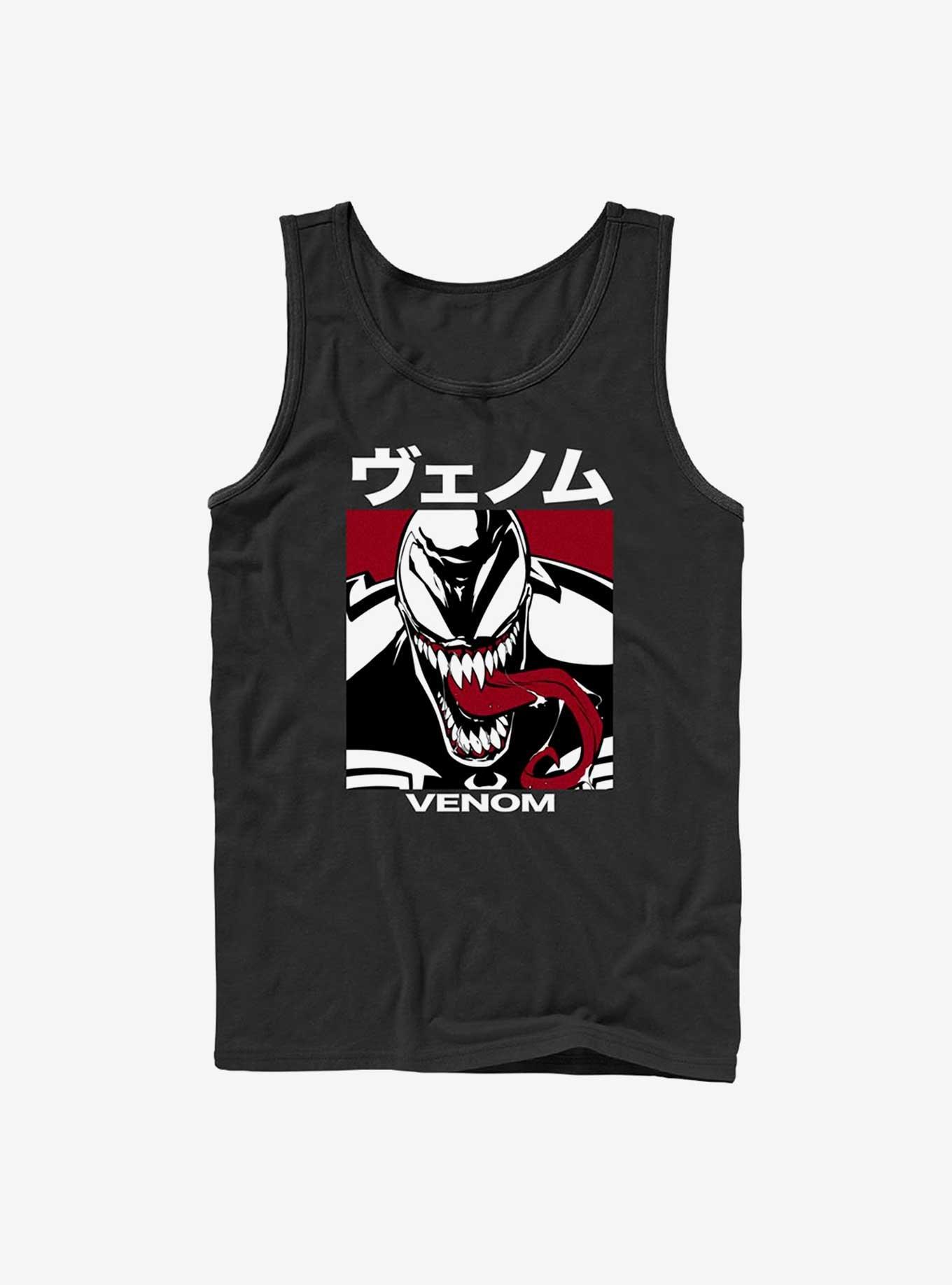 Marvel Venom Kanji Block Tank, BLACK, hi-res