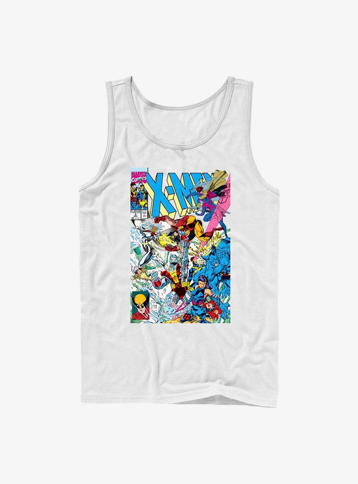 Marvel X-Men Blast Comic Cover Tank, WHITE, hi-res