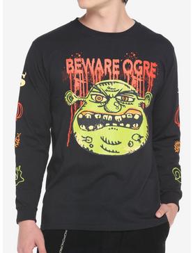 Shrek Beware Ogre Long-Sleeve T-Shirt, , hi-res