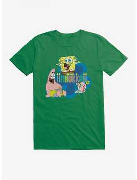 SpongeBob SquarePants Hanukkah Trio T-Shirt, KELLY GREEN, hi-res