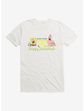 SpongeBob SquarePants Happy Hanukkah Duo T-Shirt, WHITE, hi-res