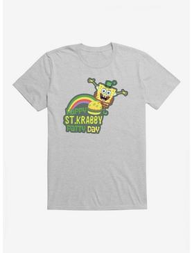 SpongeBob SquarePants Happy St. Krabby Patty Day T-Shirt, HEATHER GREY, hi-res