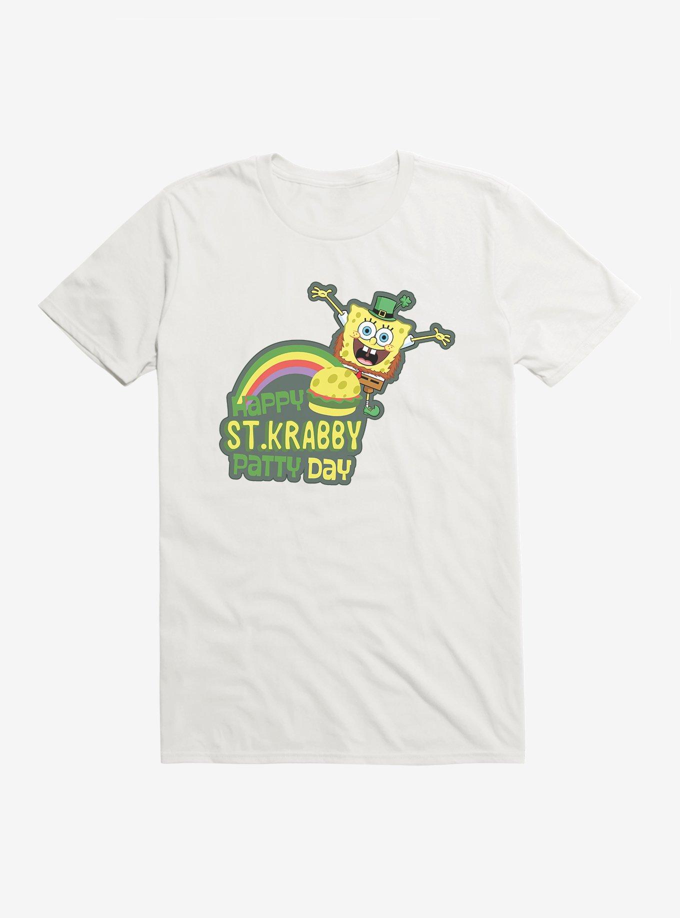 SpongeBob SquarePants Happy St. Krabby Patty Day T-Shirt, WHITE, hi-res