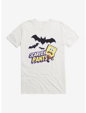 SpongeBob SquarePants Scaredy Pants T-Shirt, WHITE, hi-res