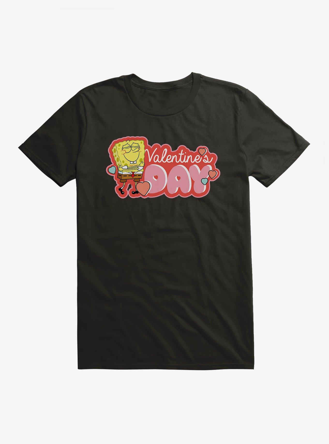SpongeBob SquarePants Valentine's Day Icon T-Shirt, BLACK, hi-res