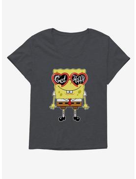 SpongeBob SquarePants Get Happy Girls T-Shirt Plus Size, , hi-res