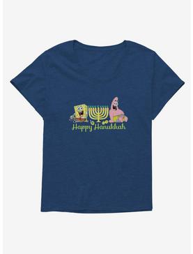 SpongeBob SquarePants Happy Hanukkah Duo Girls T-Shirt Plus Size, , hi-res
