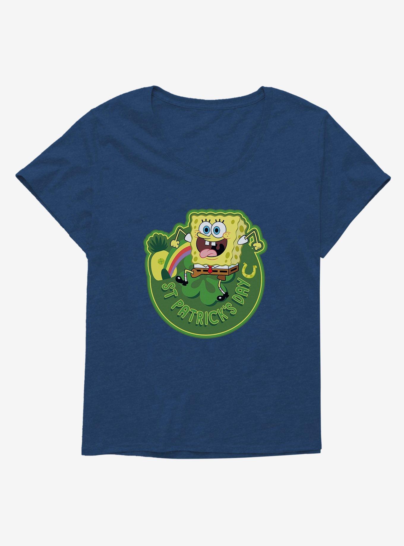 SpongeBob SquarePants St. Patrick's Day Icon Girls T-Shirt Plus