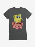 SpongeBob SquarePants All You Need Is Love Heart Girls T-Shirt, , hi-res