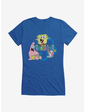 SpongeBob SquarePants Hanukkah Trio Girls T-Shirt, ROYAL, hi-res