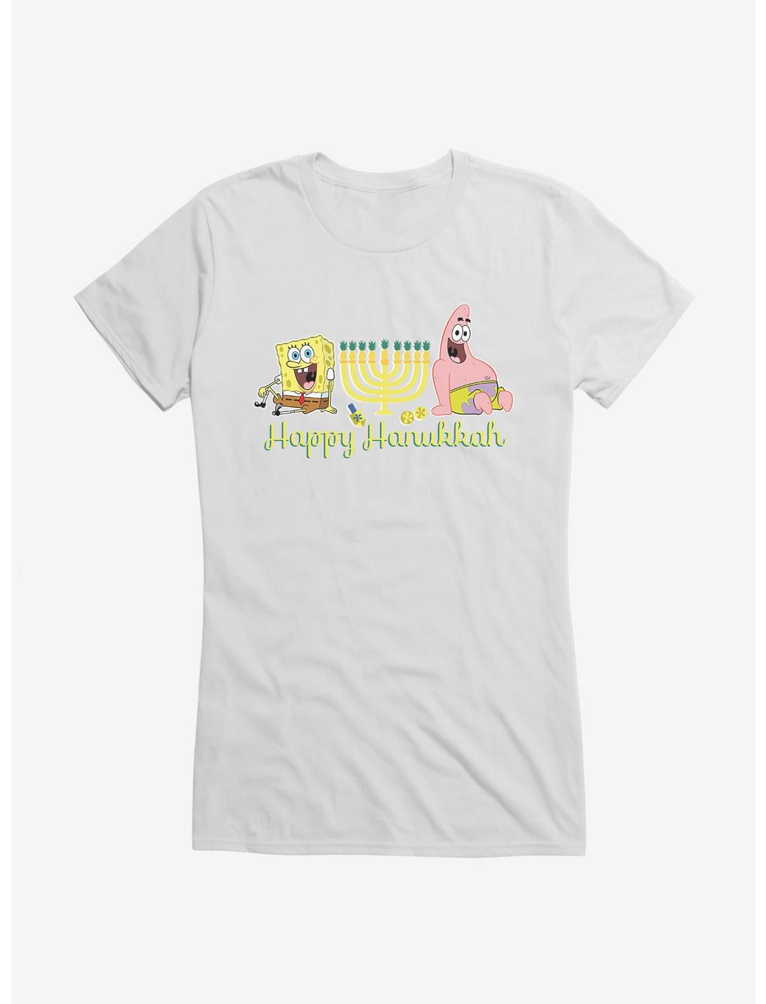 SpongeBob SquarePants Happy Hanukkah Duo Girls T-Shirt, , hi-res