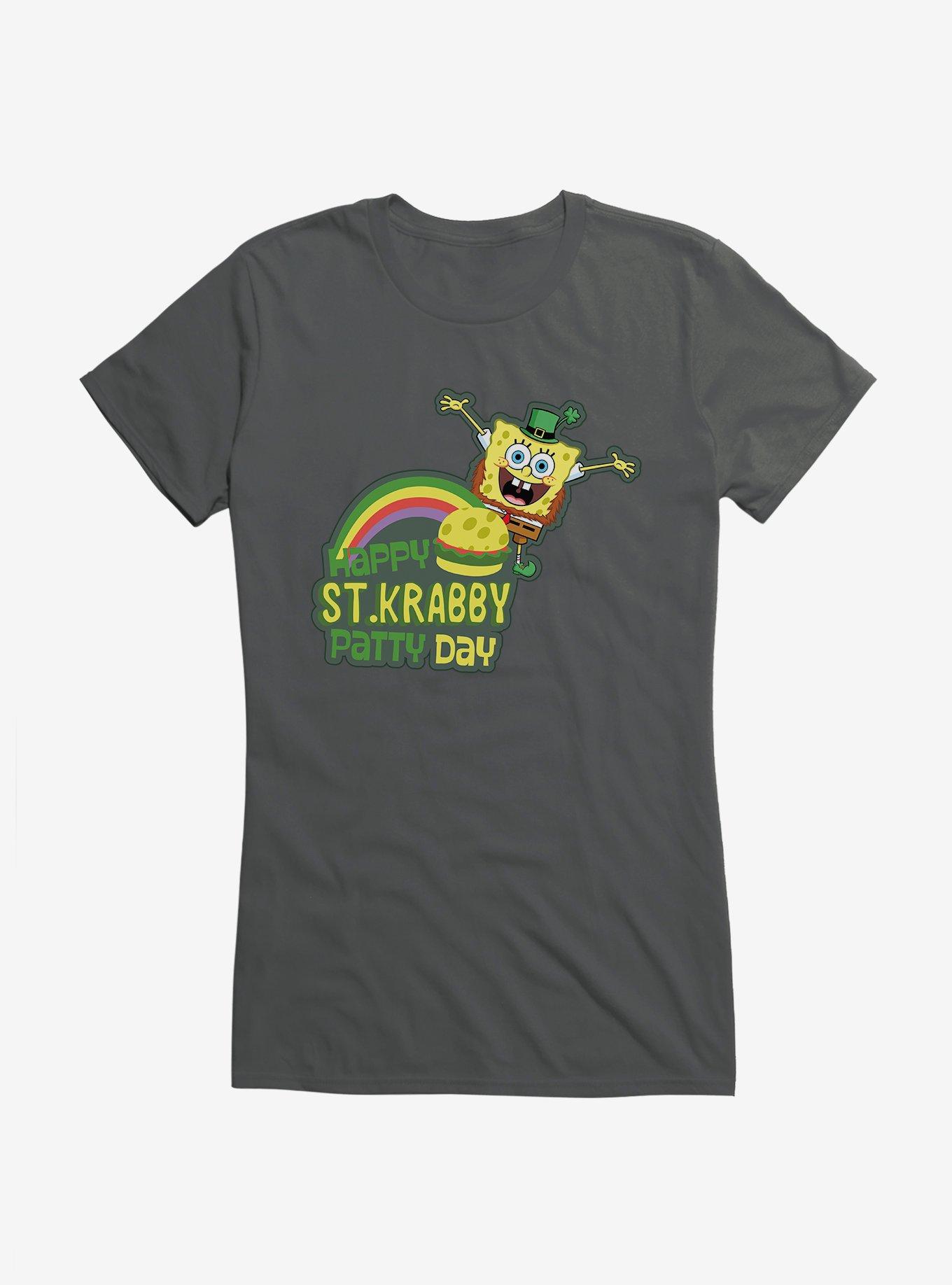 SpongeBob SquarePants Happy St. Krabby Patty Day Girls T-Shirt, , hi-res